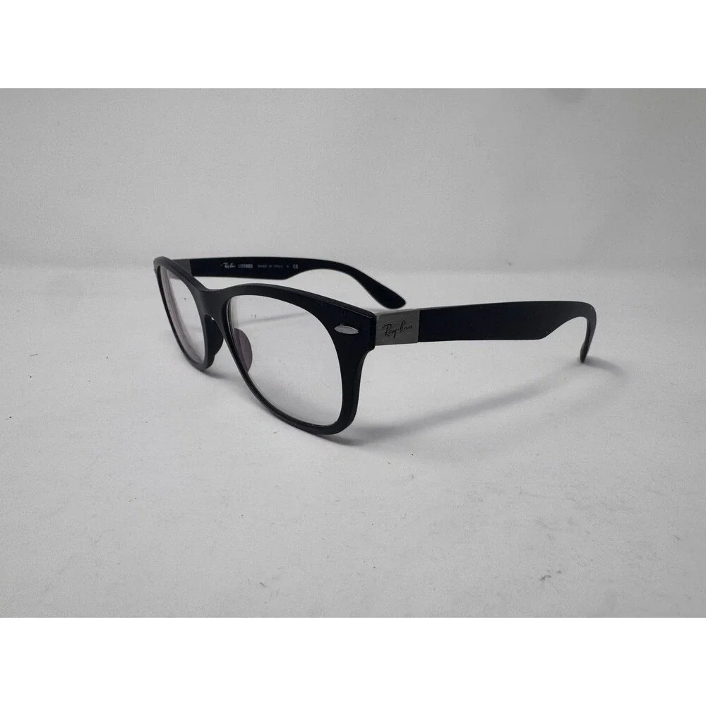 Ray-Ban LITEFORCE RB7032 Eyeglass Frames Only 52-17-145 Black 5204 Italy Made